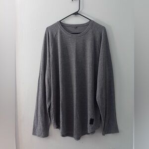 Gray Long Sleeve Men's Shirt